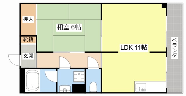 間取り図 市兵衛第1ビル