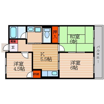 間取図 リンピアピュア