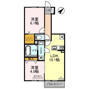 間取図 K DREAMY（ケイ ドリーミィ）