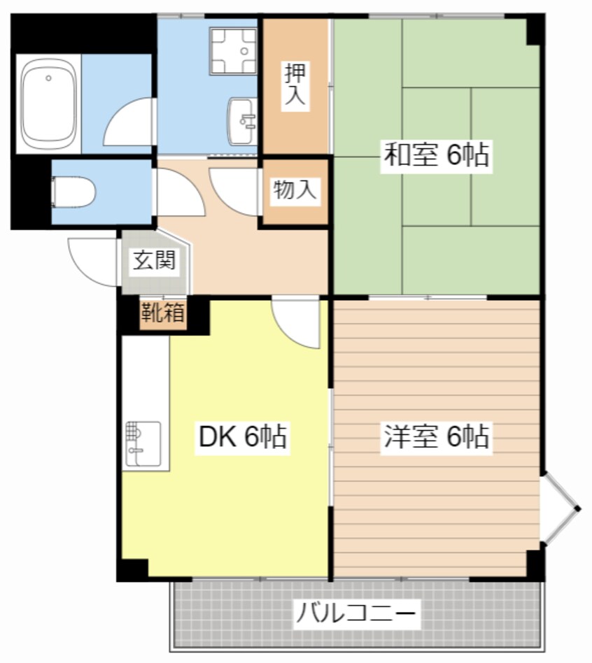 間取図 コモンライフ Ｏ.Ｓ