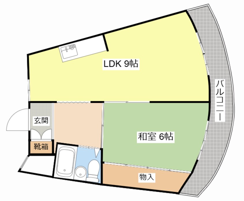 間取図 レドンダカサ玉川