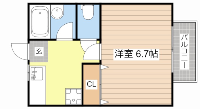 間取図 ハスアーユ