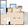 シャーメゾン　ホクト 1Rの間取り