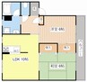 エスポワール平方 2LDKの間取り