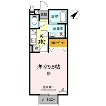 間取図 ハンズレジデンス北脇　B棟