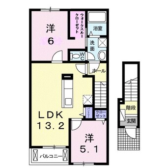 間取図 サン・ラザール