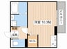 シャーメゾン　サンライズ 1Rの間取り