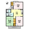 セジュールＹＡ 3DKの間取り