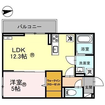 間取図 （仮称）彦根市古沢町D-ROOM