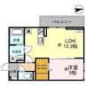 （仮称）彦根市古沢町D-ROOM 1LDKの間取り