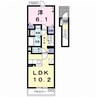 坂本３丁目アパート 1LDKの間取り