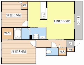 間取図 キャッスル　ヴィラ