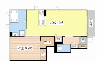 間取図 アジュール彦根A