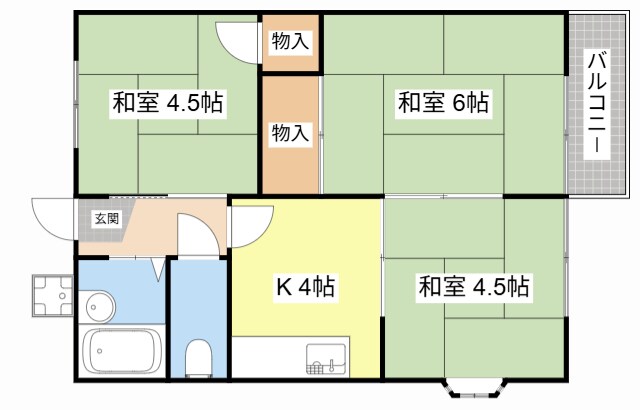 間取り図 白鳥ハイツ