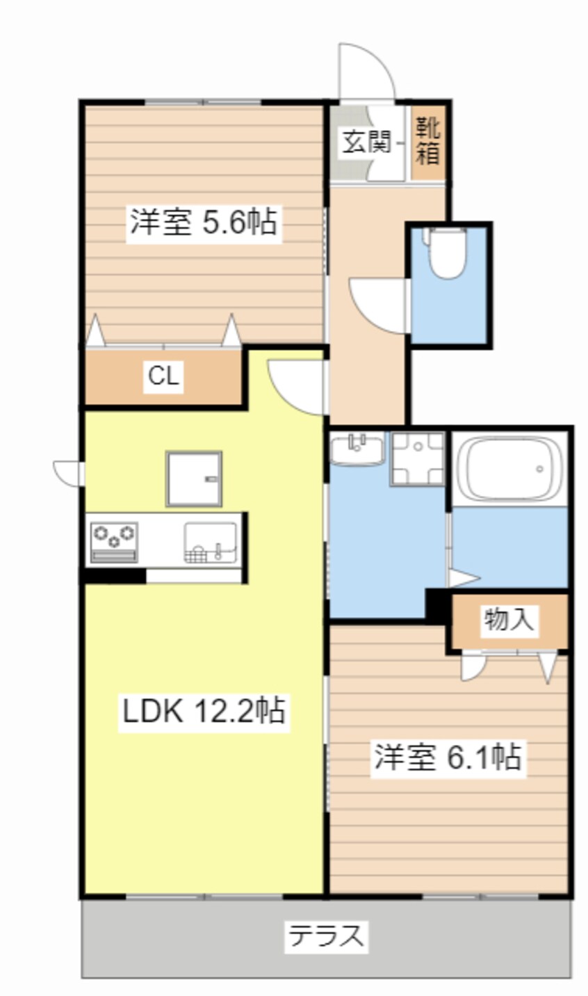 間取図 シャーメゾン　リバティ