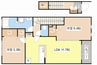 カサベルデ壱番館 2LDKの間取り