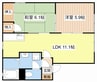 ＭａｉＳｏｎ・Ｉｔｏ 2LDKの間取り