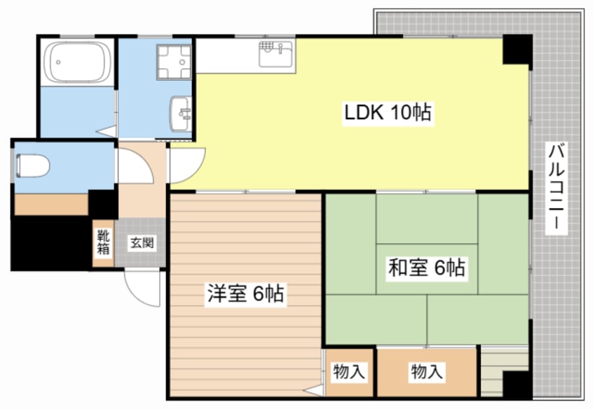 間取図 ハースイン久野部
