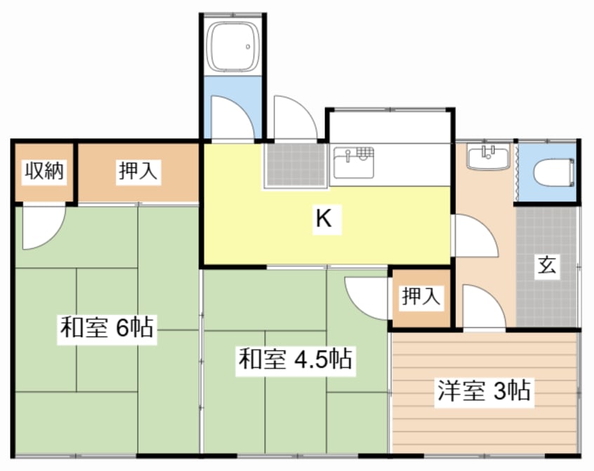 間取図 貸家　滋賀里３丁目