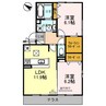 Ｅｓｐｏｉｒ 2LDKの間取り