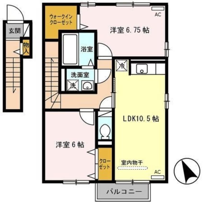 間取図 レイクアヴェニュー