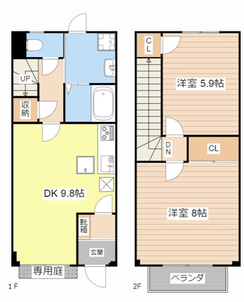 間取図 開の里Ⅲ棟