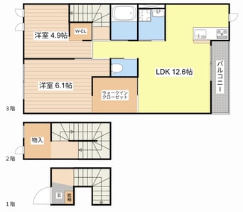 間取図 Ｓｔａｒ　Ｄｕｓｔ　Ｈｉｌｌｓ