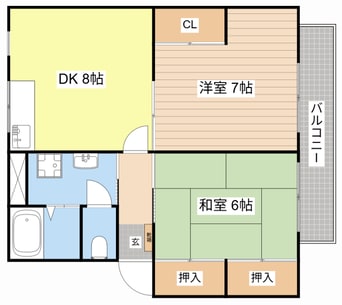 間取図 ダルニーハイツ