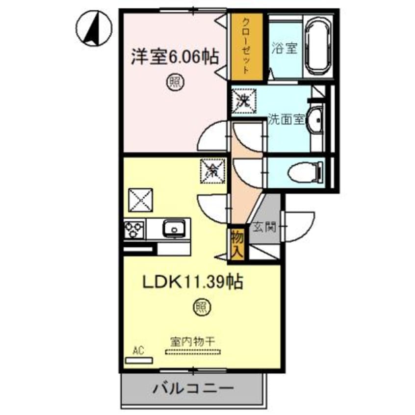 間取図 ベルコート川崎