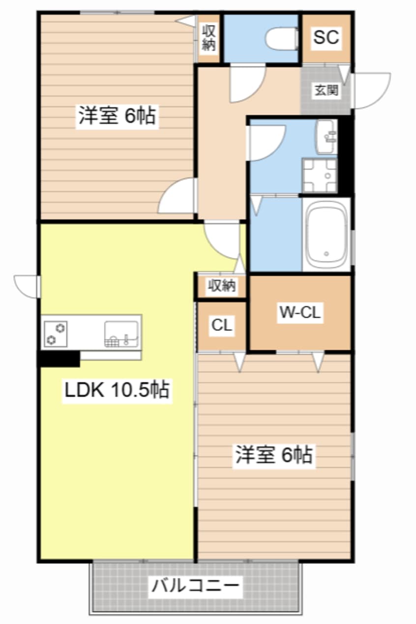 間取図 ルミエール藤