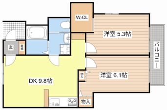間取図 クレスト正法寺26