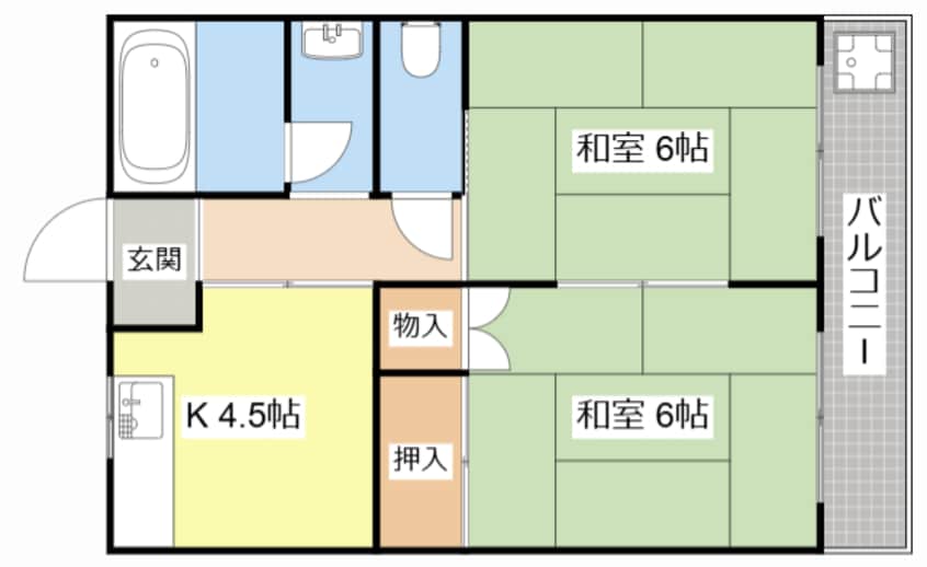 間取図 湖琴マンション