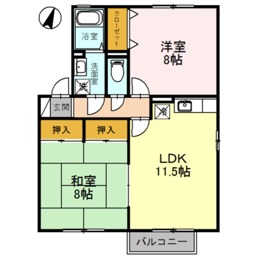 間取図 ナユタのさとセジュール