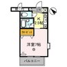 サンタウン竹鼻　B 1Kの間取り