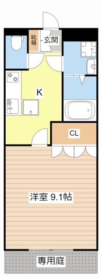 間取図 パークヒルズ・Ｂ