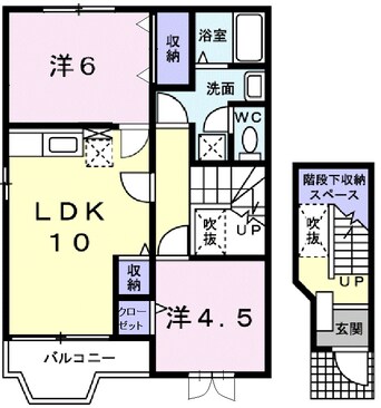 間取図 チェントロ　ヴィレッジⅡ