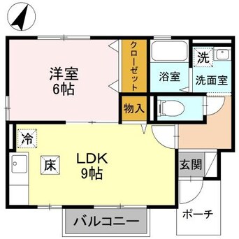 間取図 サンホームハラダン