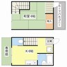 グリーンヒル 1DKの間取り