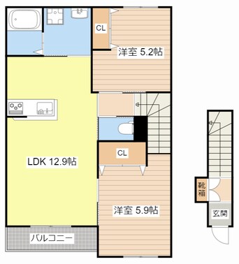 間取図 サンライズ西今