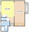 Maison de Libra 1LDKの間取り