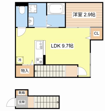 間取図 エトワール下坂浜A