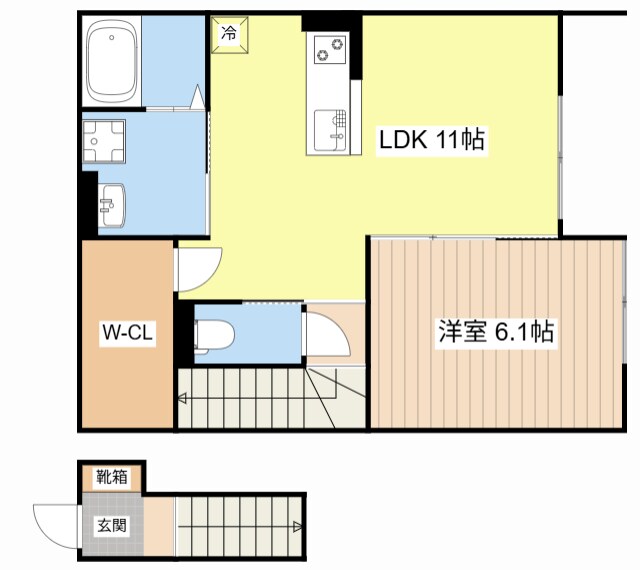 間取り図 エトワール下坂浜A
