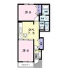 ブローテ 2DKの間取り
