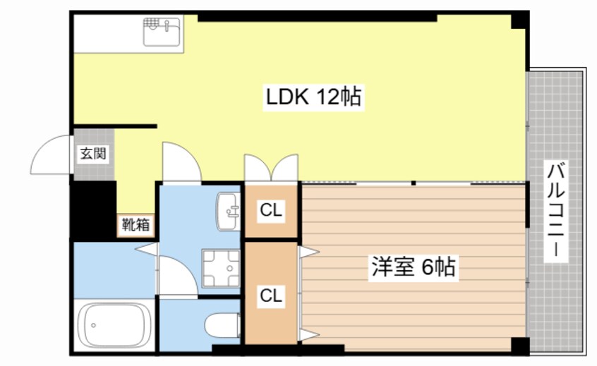 間取図 コスモヴィラ名坂