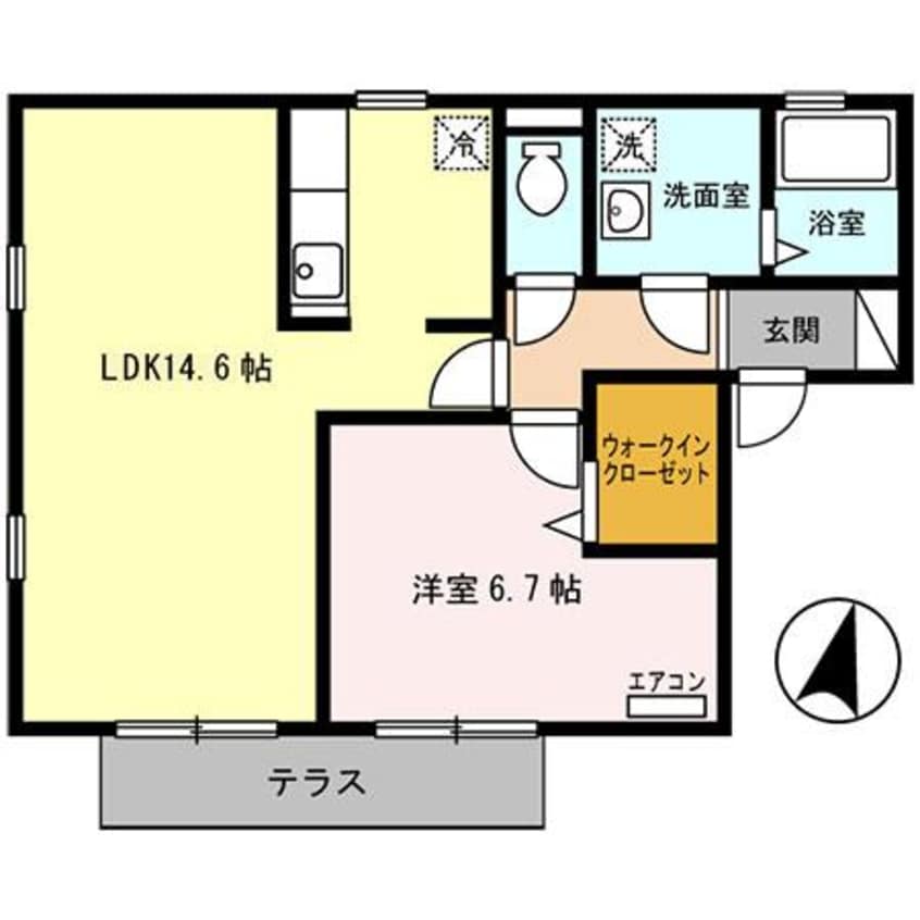 間取図 夢咲きの里　Ａ