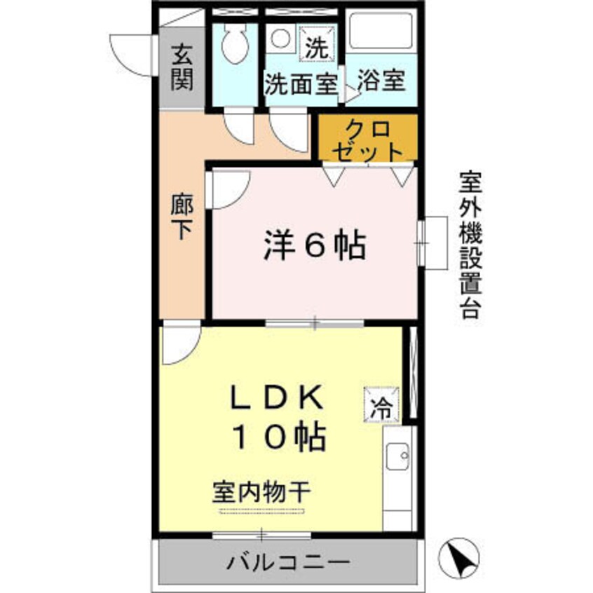 間取図 グラシューズコート