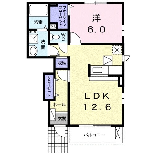 間取り図 サンリット石部Ⅰ
