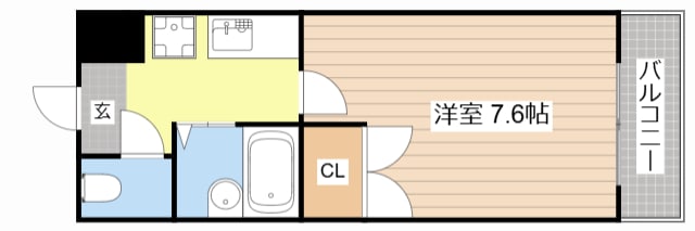 間取り図 ピーチハイム福井Ⅱ