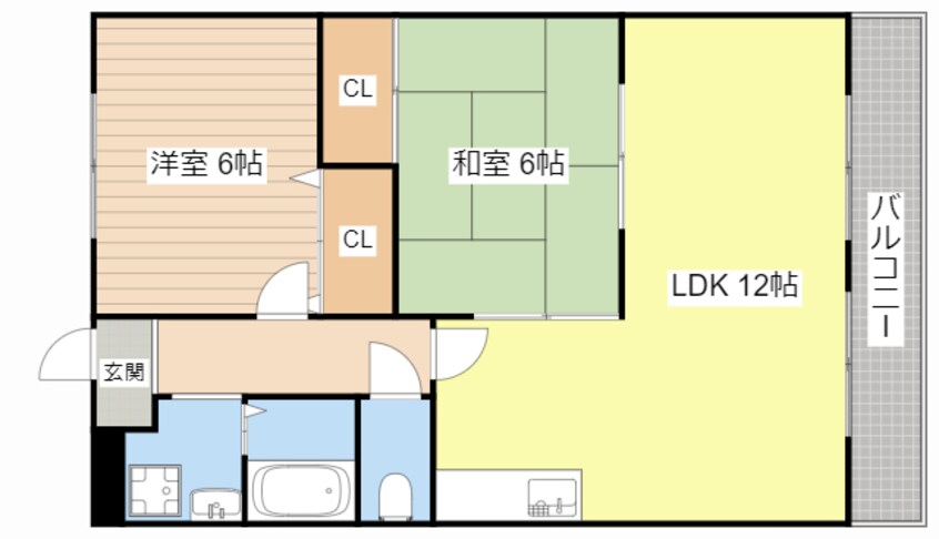 間取図 アン・クレール