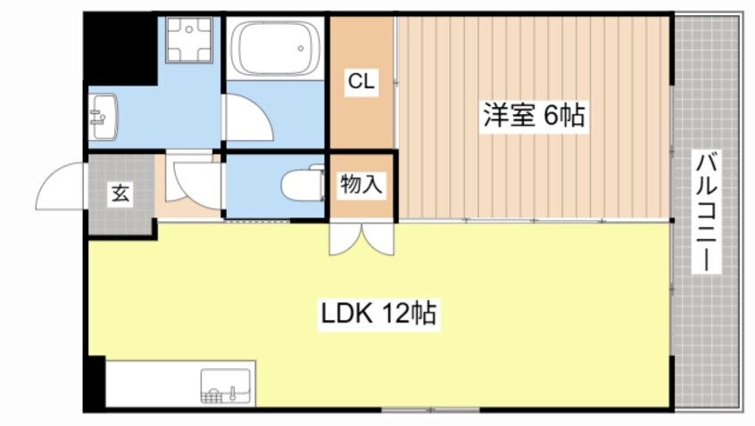 間取図 フラワー５番館